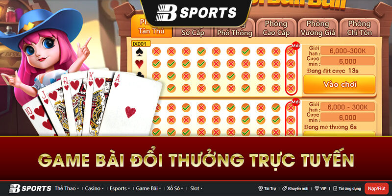 game bài đổi thưởng trực tuyến