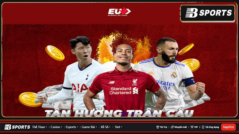 Eubetvn casino có thiết kế giao diện đẹp, bắt mắt