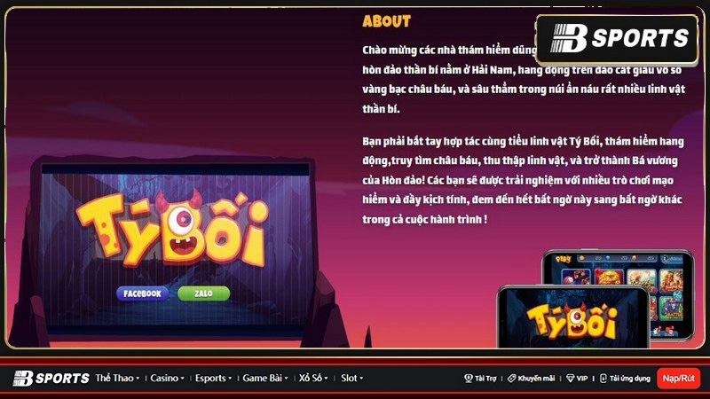 Tyboi casino sở hữu nhiều tính năng nổi bật có một không hai