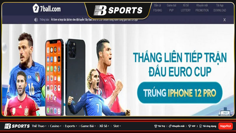 7Ball là nhà cái thu hút một số lượng người chơi đông đảo