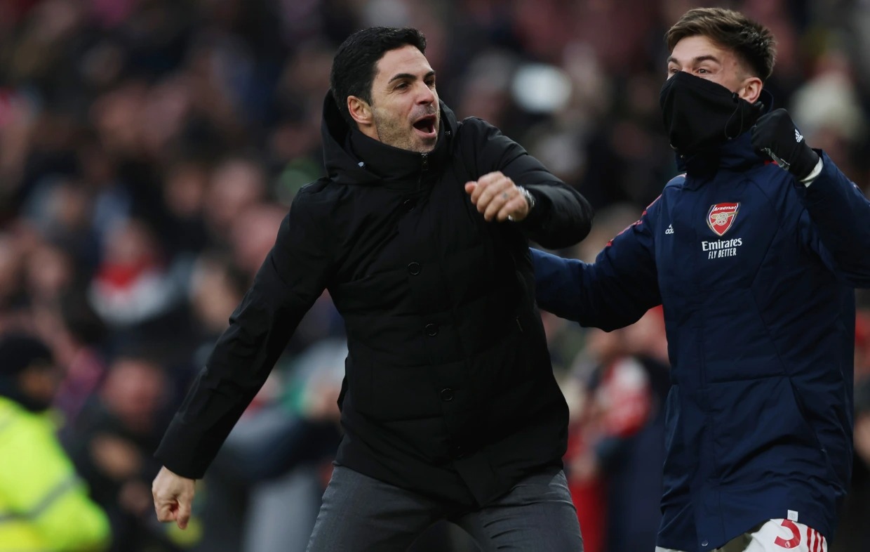 HLV Arteta đang hài lòng với hàng công của Arsenal